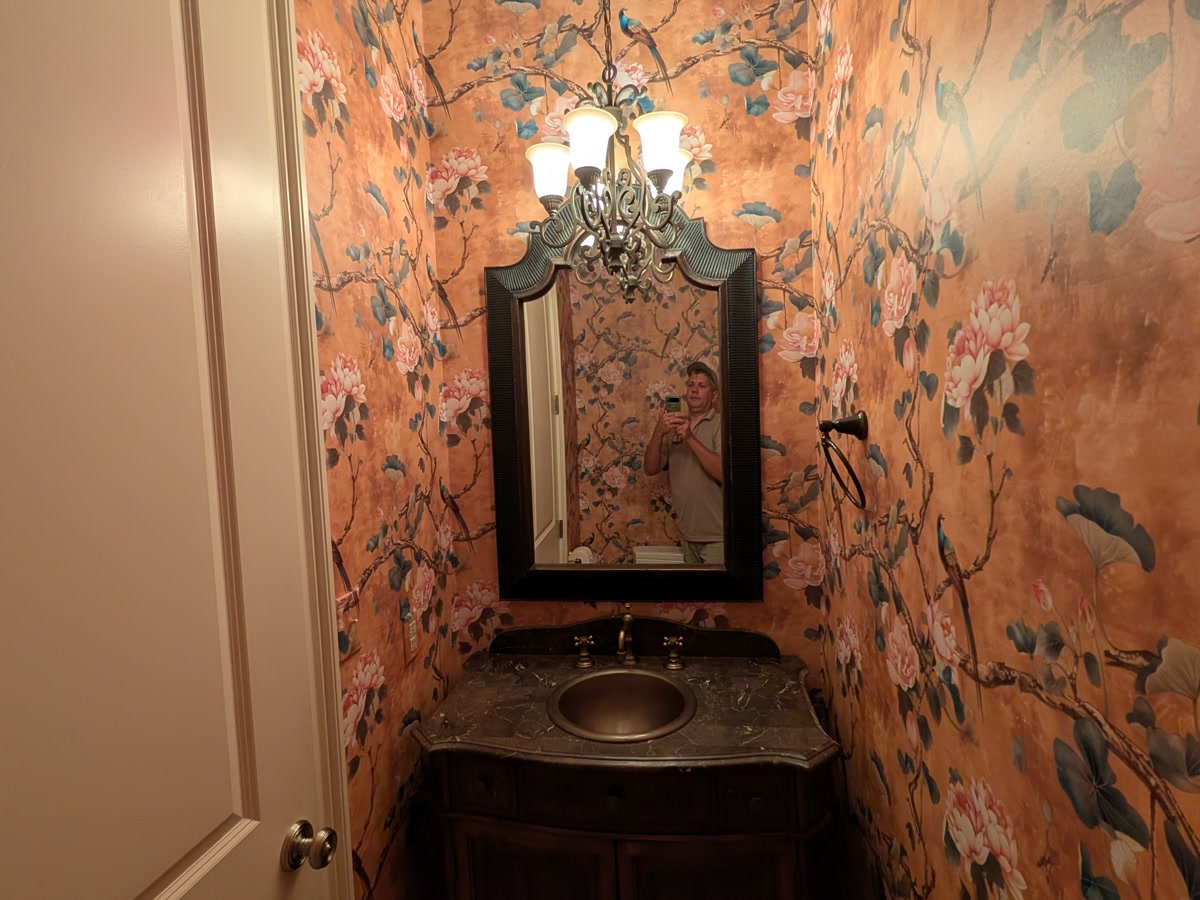 After — Powder room, Upstate SC