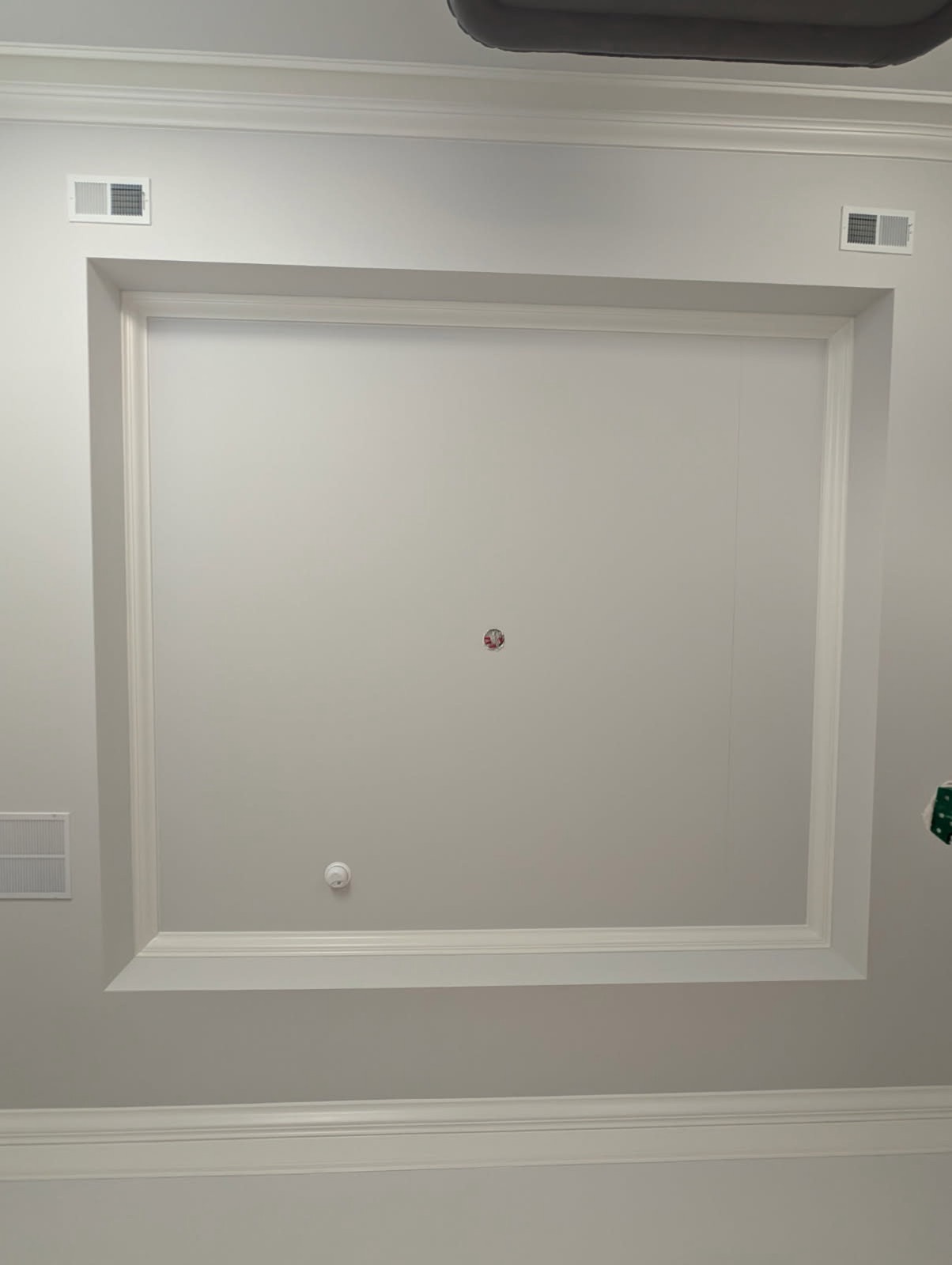 Before — Bedroom feature panel